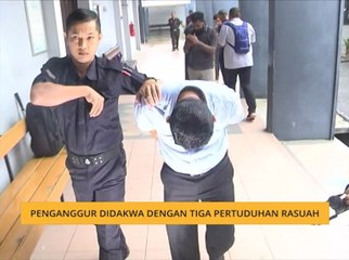 Penganggur didakwa dengan tiga pertuduhan rasuah