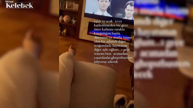 Ece Erken'den Şafak Mahmutyazıcıoğlu paylaşımı: Eşim katledilmeden bir gece önce