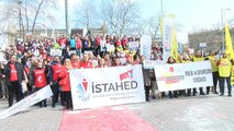 Kadıköy'de sağlık çalışanlarından eylem