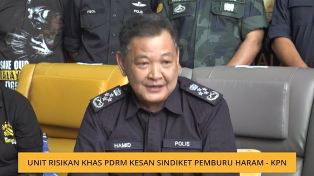 Unit risikan khas PDRM kesan sindiket pemburu haram - KPN