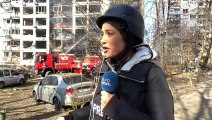 Trágico impacto contra un edificio en Kiev | Al menos dos muertos y una enorme destrucción