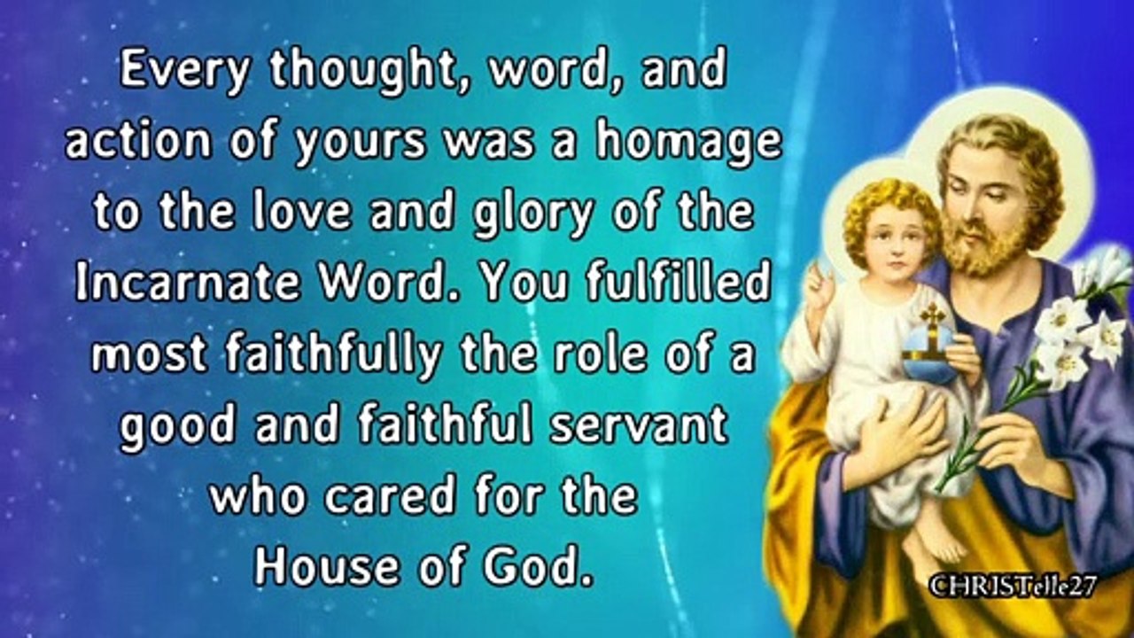 ST. JOSEPH NOVENA : Day 4