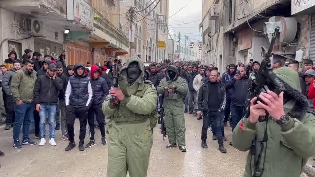 İsrail güçleri tarafından öldürülen Filistinlinin cenaze töreni