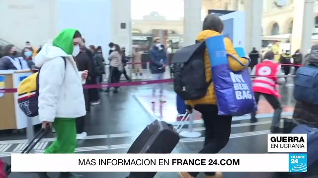 Francia organiza la acogida de refugiados ucranianos