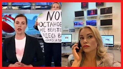 qui est Marina Ovsyannikova, la productrice emprisonnée après avoir dénoncé la guerre en plein JT ?