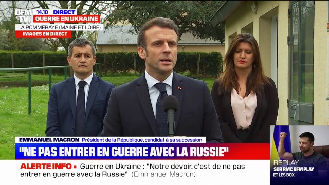 Je n'exclus rien, aucune initiative politique : Emmanuel Macron s'exprime sur l'hypothèse d'un déplacement en Russie