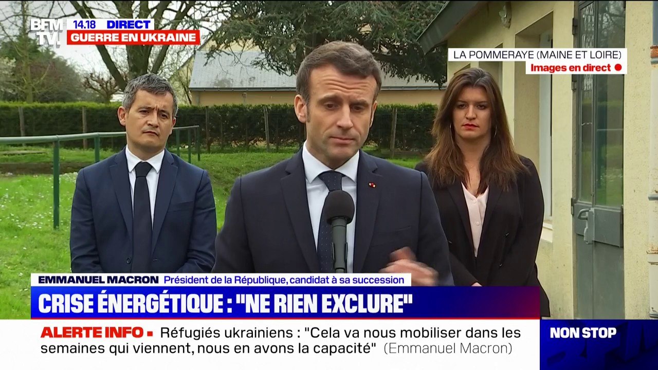 Emmanuel Macron: "Nous allons lancer les démarches diplomatiques visant à offrir une protection" à la journaliste russe Marina Ovsyannikova