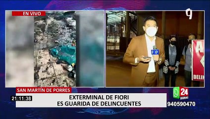 SMP: vecinos denuncian que exterminal de fiori es guarida de delincuentes