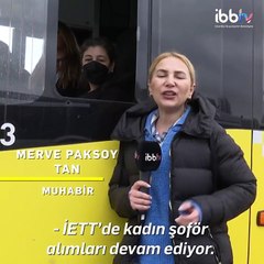 İETT'ye 50 yeni kadın şoför daha katılacak