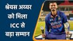 ICC Awards: Shreyas won ‘ICC Player of The Month’ for his performance in February | वनइंडिया हिंदी