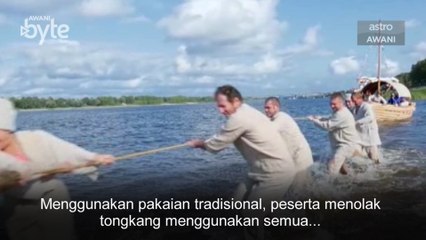 #AWANIByte: Acara tahunan festival tolak tongkang di Rusia