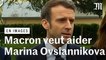 Emmanuel Macron annonce vouloir « offrir une protection » à la journaliste russe arrêtée après sa protestation