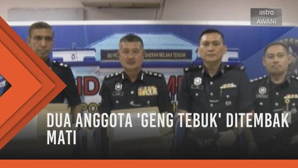 Dua anggota 'geng tebuk' ditembak mati