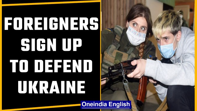 Thousands of foreign volunteers help Ukraine fight Russia | Oneindia News