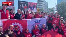 Emekçiler İzmir'den seslendi: İnsanca çalışmak, insanca yaşamak istiyoruz