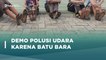 Protes Warga Rusunawa Marunda Soal Polusi Udara | Katadata Indonesia