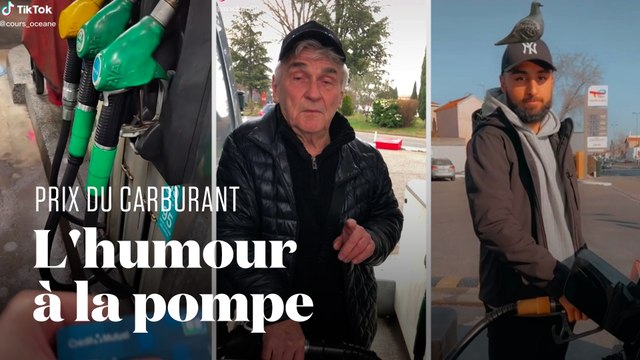 Hausse des prix de l'essence : sur TikTok, les automobilistes dépités manient l'humour