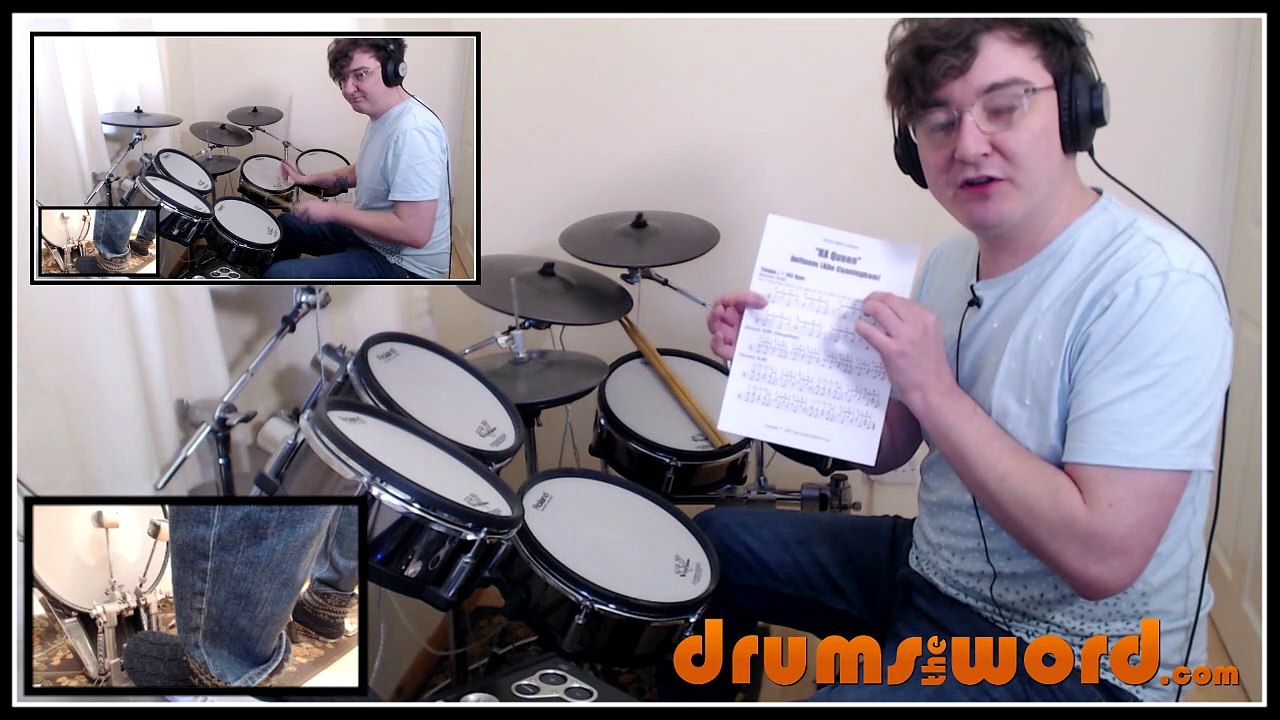 ★ RX Queen (Deftones) ★ FREE Video Drum Lesson | How To Play SONG (Abe Cunningham)