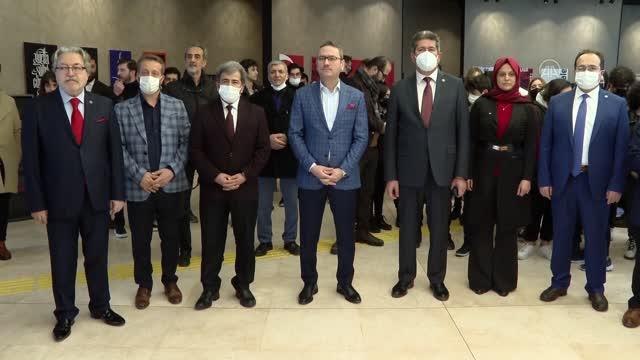 Başakşehir'de Bağımsızlık temalı Ulusal Poster Sergisi açıldı