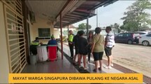 Mayat warga Singapura dibawa pulang ke negara asal