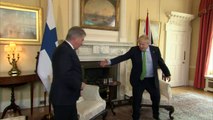 Johnson hosts Finnish President for talks at No. 10