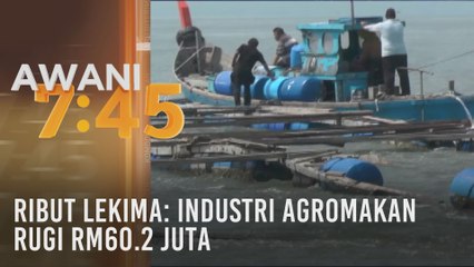 Ribut Lekima: Industri Agromakan rugi RM60.2 juta