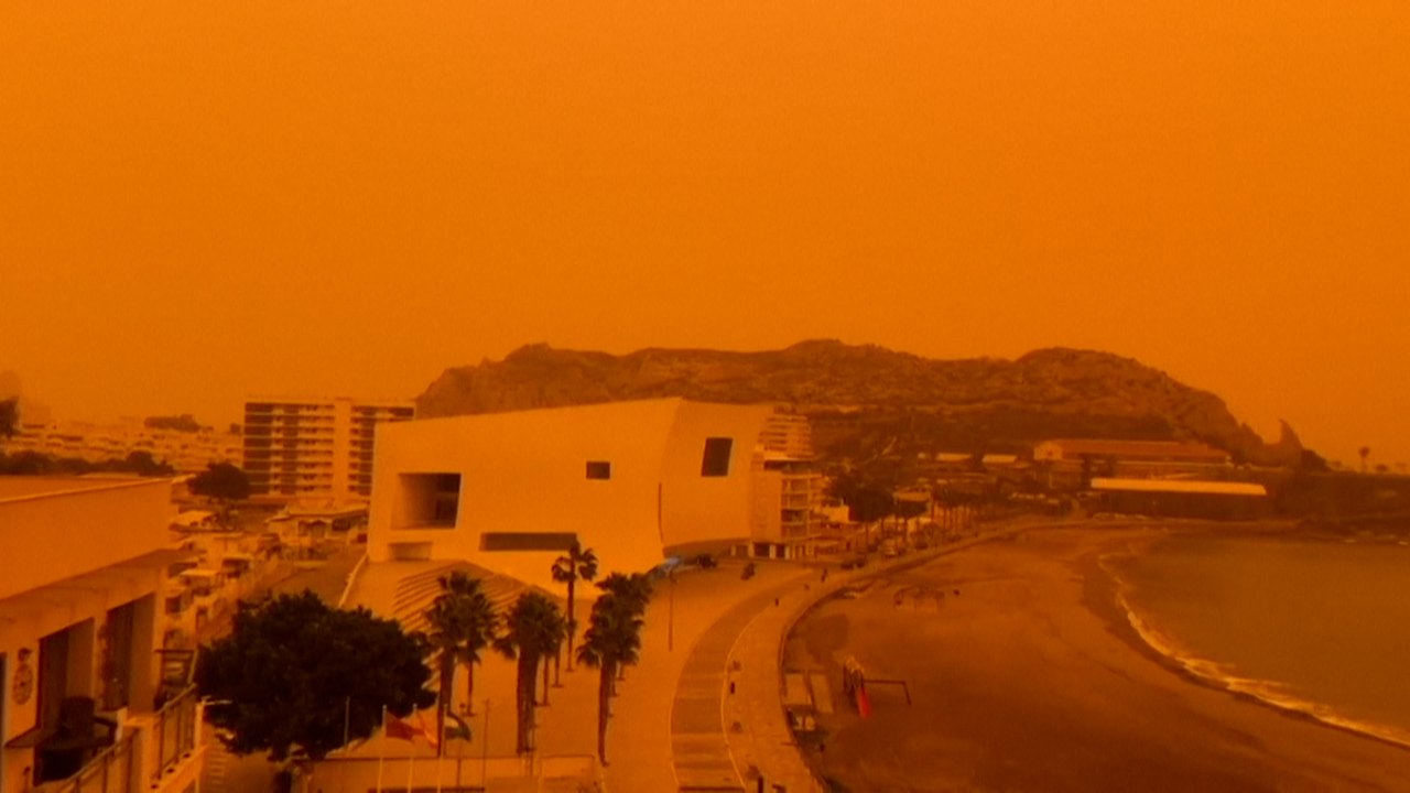 Une « pluie de sable » du Sahara s'abat sur la France et une partie de l'Europe
