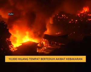 10,000 hilang tempat berteduh akibat kebakaran