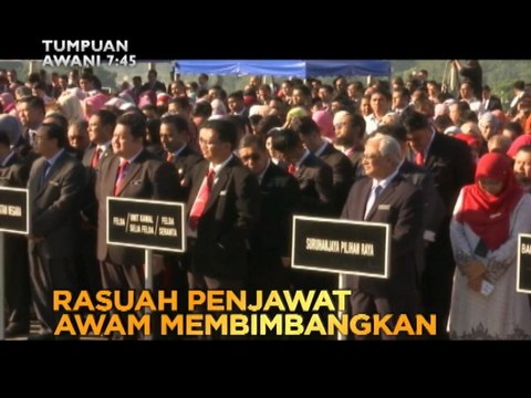 Tumpuan AWANI 7.45: Rasuah penjawat awam membimbangkan & disyaki unsur khianat