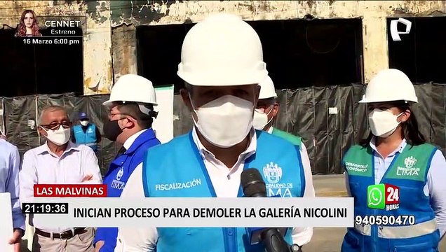 Las Malvinas: inician proceso para demoler galería Nicolini
