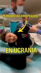 Periodistas tiroteados en Ucrania