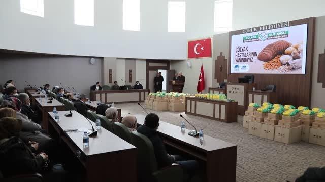Çubuk Belediyesinden çölyak hastalarına glütensiz gıda desteği