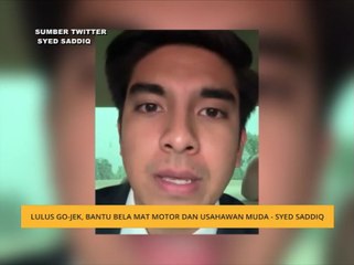 Lulus Go-jek, bantu bela mat motor dan usahawan muda - Syed Saddiq