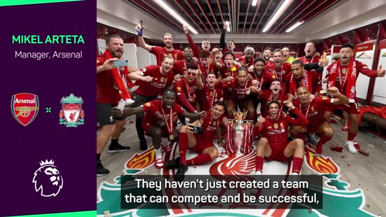 Arteta sees Liverpool as blueprint for Gunners rebuild