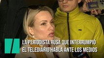 Marina Ovsyannikova, periodista rusa que interrumpió el telediario, reaparece tras su arresto