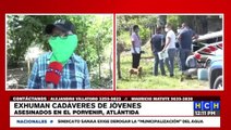 ¡Exhuman cadáveres de jóvenes asesinados en El Porvenir, Atlántida!