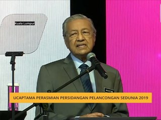 Ucaptama perasmian Persidangan Pelancongan Sedunia 2019