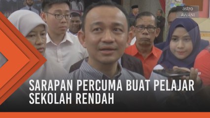 Sarapan percuma buat pelajar sekolah rendah mulai Januari 2020