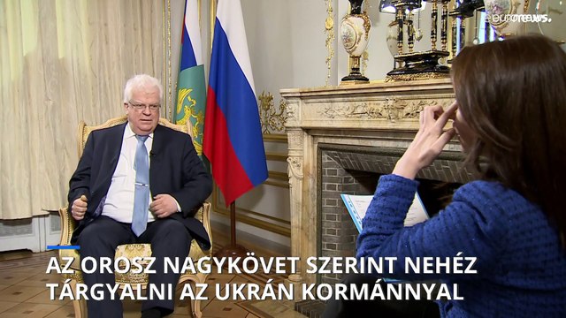 A brüsszeli orosz nagykövet próbálja elmagyarázni a háború okait a többi diplomatának