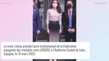 Letizia d'Espagne sublime dans un jupe plissée... déjà portée deux fois !