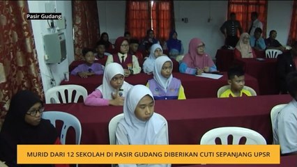 Murid dari 12 sekolah di Pasir Gudang diberikan cuti sepanjang UPSR