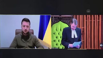 Kanada Parlamentosuna hitap eden Zelenskiy: "Lütfen gökyüzünü kapatın"