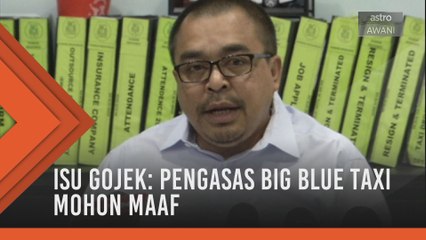 Isu Gojek: Pengasas Big Blue Taxi mohon maaf