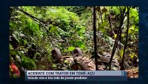 Veículo vira e tira vida de jovem produtor