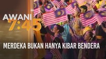 Merdeka bukan hanya kibar bendera