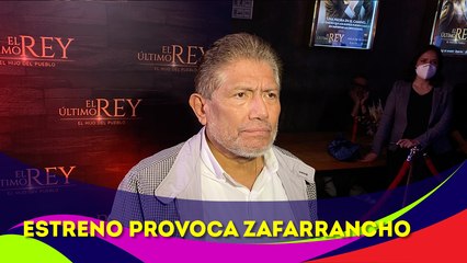 Se arma zafarrancho en el estreno de la bioserie de Vicente Fernández, 'El Último Rey'