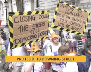 Protes di 10 Downing Street