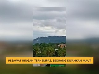 Pesawat ringan terhempas, seorang disahkan maut