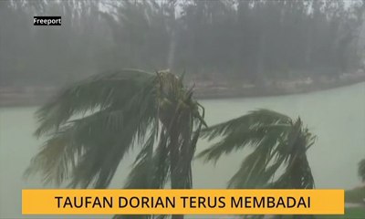 Taufan Dorian terus membadai Bahamas