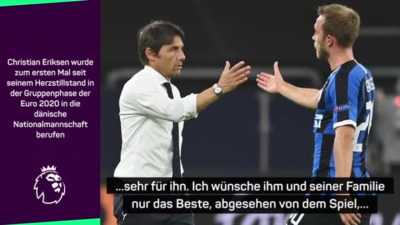 Conte 'sehr glücklich' über Eriksens Rückkehr
